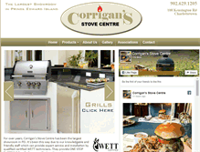 Tablet Screenshot of corrigansstovecentre.com